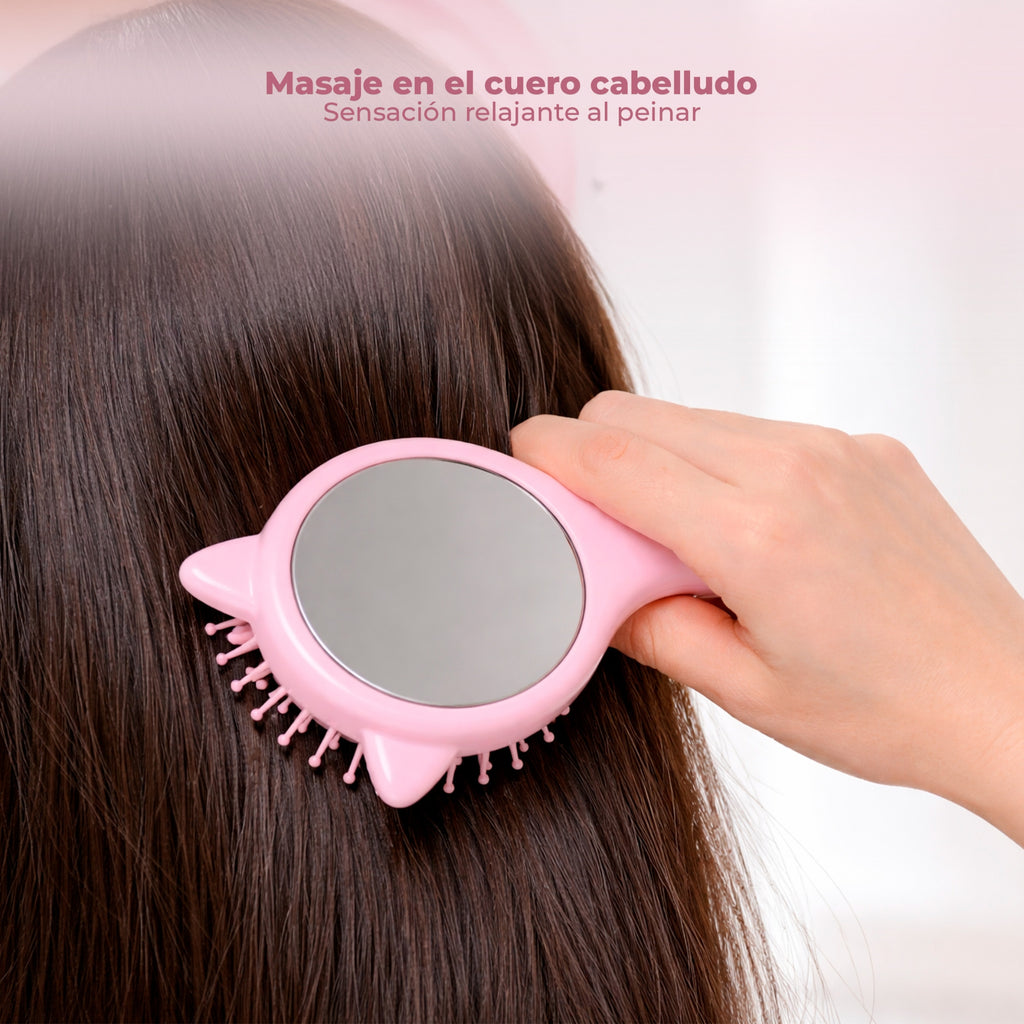 HAIR BRUSH | CEPILLO CON ESPEJO