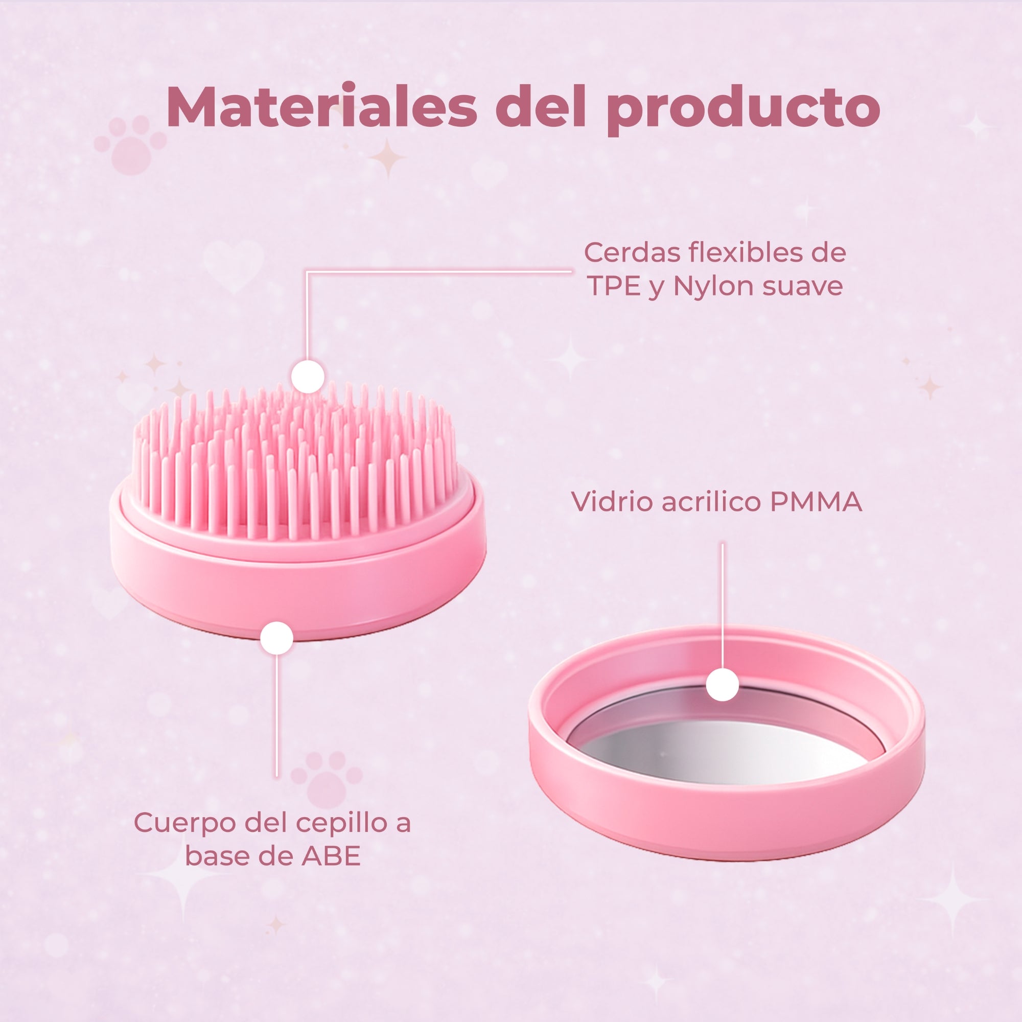 POCKET BRUSH | CEPILLO DE BOLSILLO CON ESPEJO