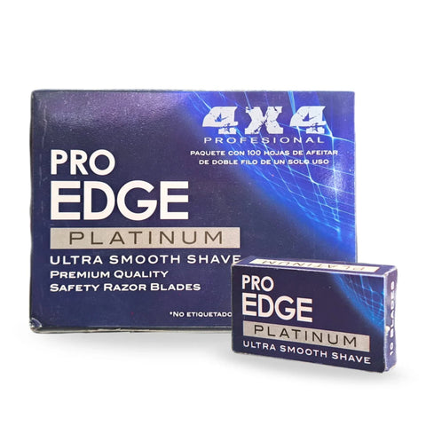 Navajas Pro Edge Platinum - Caja con 10,000 pzs.