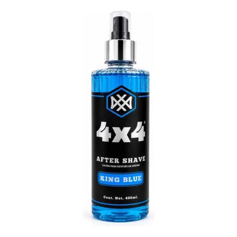 After Shave King Blue 400 ml - Caja con 12 pzs